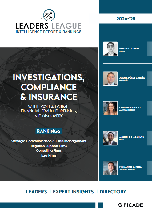  Leaders League Investigations, Compliance & Insurance 2024-2025 : Ranking of the best law firms