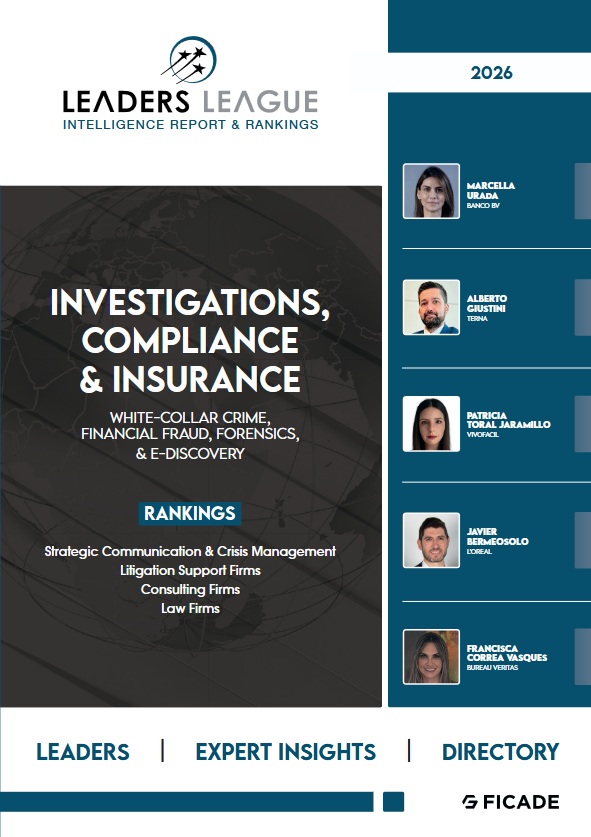 Leaders League Investigations, Compliance & Insurance 2025-2026 : Ranking of the best law firms